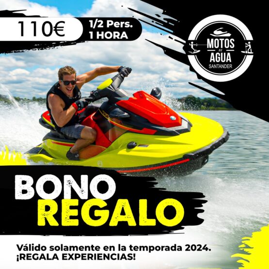 Bono regalo moto de agua Santander